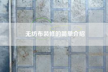 无纺布装修的简单介绍