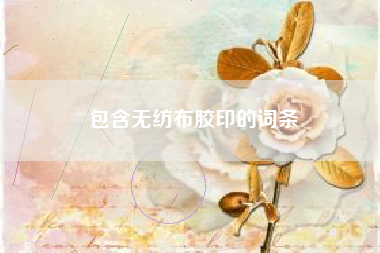 包含无纺布胶印的词条