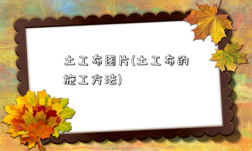 土工布图片(土工布的施工方法) 土工布图片(土工布的施工方法)