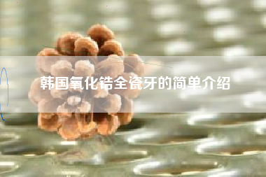 韩国氧化锆全瓷牙的简单介绍