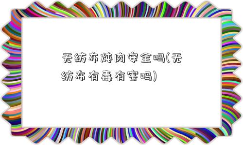 无纺布炖肉安全吗(无纺布有毒有害吗)