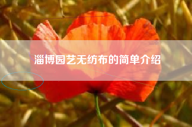 淄博园艺无纺布的简单介绍