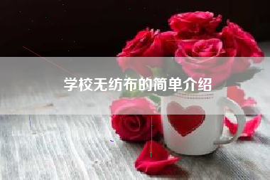 学校无纺布的简单介绍
