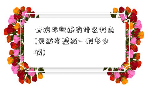 无纺布壁纸有什么特点(无纺布壁纸一般多少钱)
