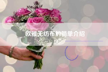欧雅无纺布的简单介绍