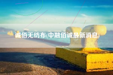 诚佰无纺布(中融佰诚最新消息)