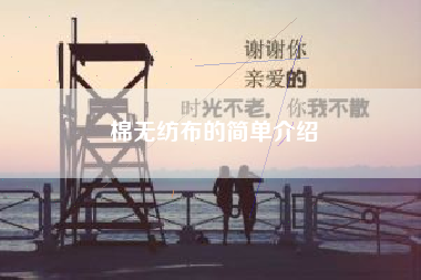 棉无纺布的简单介绍