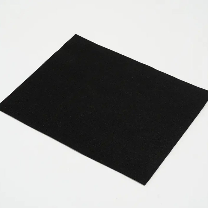 酷布丙纶烫面黑色针刺棉沙发用PP无纺布