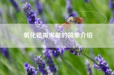 氧化锆需求量的简单介绍